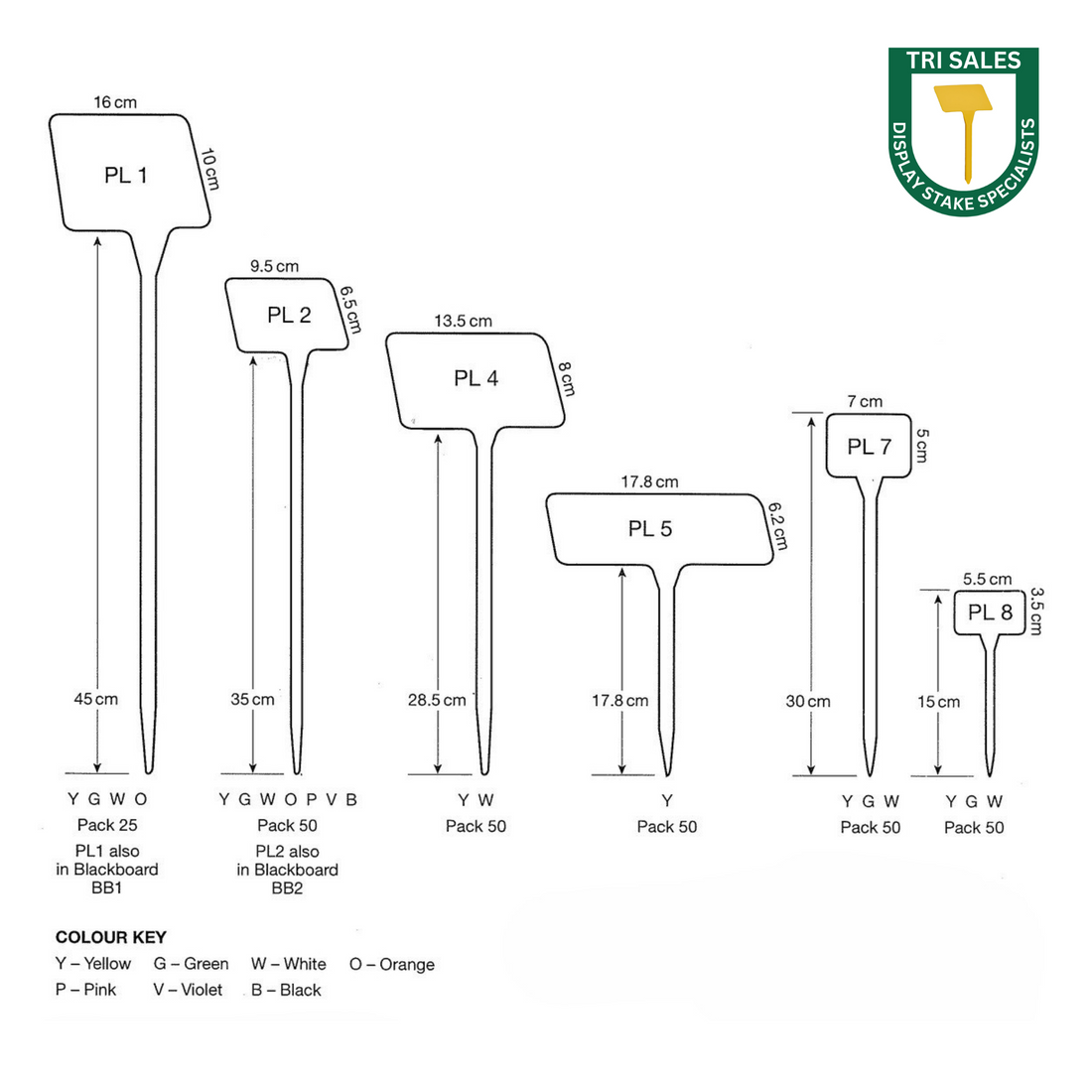 PL1 Display Stake